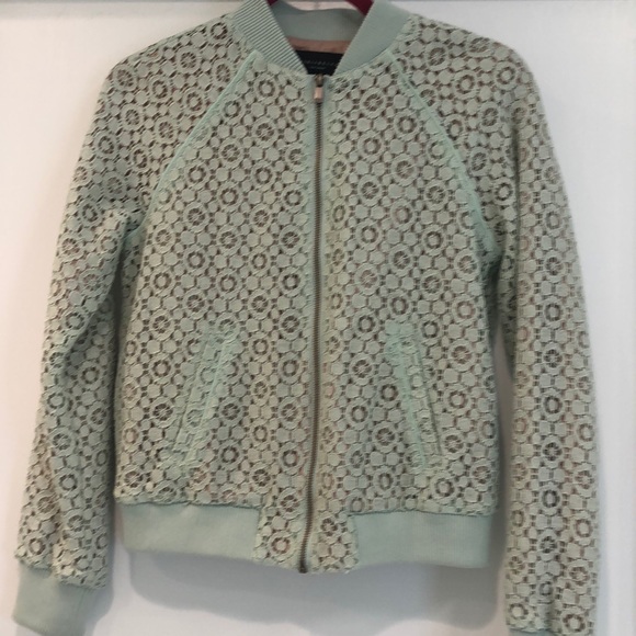 Victoria Beckham for Target Jackets & Blazers - Victoria Beckham Bomber Style Lace Jacket